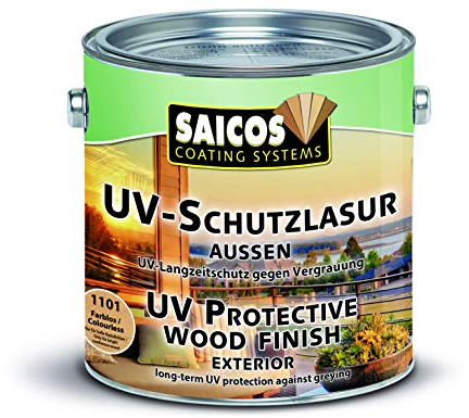 Saicos Colour GmbH 501 1171 UV-Schutzlasur, grau, 2,5 Liter