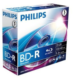 Philips BD-R – BD-RE Virgin (Box)