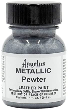 Angelus Acryl Lederfarbe Zinn 29,5ml