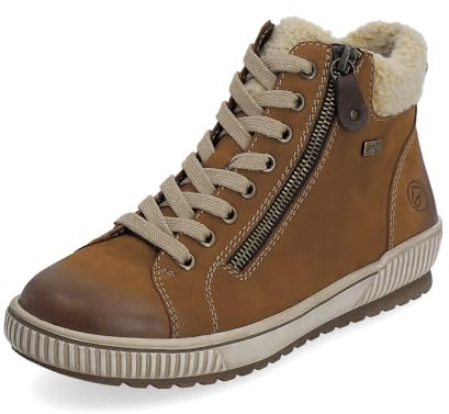 Remonte Femme Chaussures à Lacets D0770, Dame Chaussures Confortables,Semelle intérieure Amovible,Hydrofuge,remonteTEX,Braun Kombi,39 EU / 6 UK