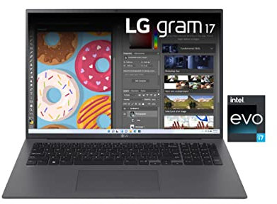 LG Gram 17Z90R, Display Anti-Glare IPS 17 QHD 16:10, 2560x1600, Intel Core i7-1360P, RAM 16GB DDR5, SSD 1TB, Intel Iris Xe, Batteria 80Wh, Thunderbolt4, Win11 Home, Tastiera Italiana, 1350g, Grigio