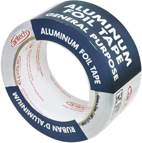 CANTECH Duct Sealing Aluminium Tape - 1.88 x 27.34 Yards (48 mm x 25 m)