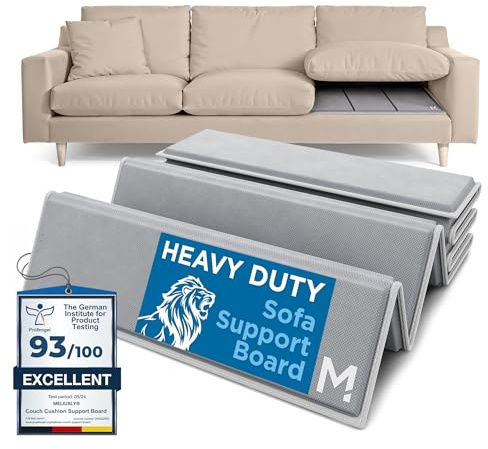 Meliusly Heavy Duty Couch Cushion Support for Sagging Cushions (24x72) Reinforced Plywood Sofa Cushion Support Board for Sagging Seat, Deep Couch Supporter for Under the Cushions, Loveseat Saver