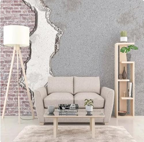Carta da parati 3D Carta da parati murale decorativa per foto in arenaria grigia in mattoni 3D Sfondo per divano 3D per carte da parati per camera da letto soggiorno, 3D, 150x105 cm