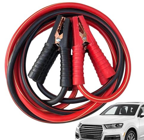 Teksome Cavi di avviamento Resistenti per Batteria Auto | Cavi di avviamento per Batteria automobilistica | Cavi di avviamento per batterie scariche o deboli da 3/4 Metri