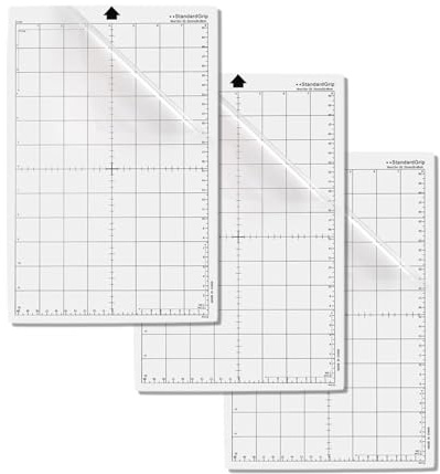 MAEXUS® Schneidematte 8x12 Zoll, 3er Silhouette Portrait Schneidematte Groß, Plotter Schneidematte Plotter Zubehör für Silhouette Cameo