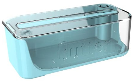 Beurrier hermétique avec couvercle et plateau en plastique facile à nettoyer
