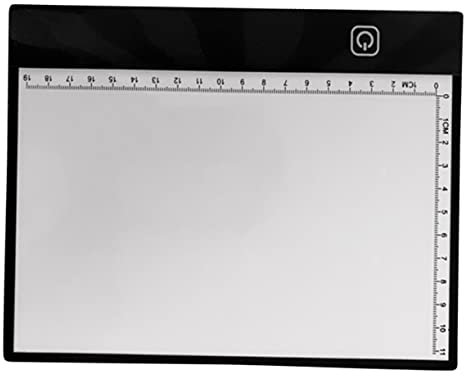 BELLIFFY A5 Zeichenbrett mit LED Kopierschreibtafel Einfaches Zeichentablett Lichtemissionsmodus für Schüler und Zuhause