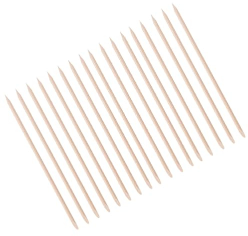 FOMIYES 200piezas Herramientas de Manicura Palitos de Madera para Eliminar Piel Muerta Empujador de Manicura Palillo de Limpieza de Uñas Hogar Tienda