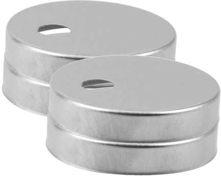 NULYLU Toilet Screw Cover Caps Round Toilet Bolt Covers for Seat Screws Fittings Decorative Bathroom Installation Accessory Repair Part 2 Pairs 1.77 X 1.77 X 0.31 in
