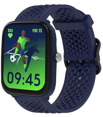 Lamshaw Bracelet Montre Connectée en Silicone,Compatible Ice-Watch ICE junior 2.0 1.75'' watch,Léger, Résistant à l'Eau & Hypoallergénique,Idéal pour le Sport,les Voyages & les Looks Tendance