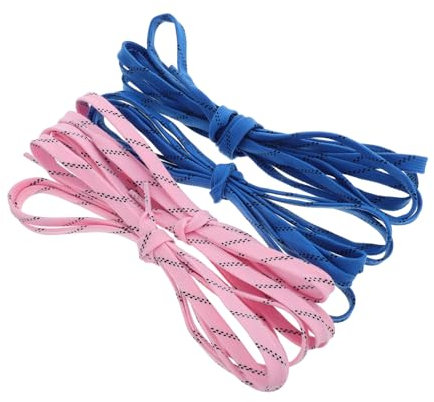 Abaodam 2paare Schnürsenkel Für Schlittschuhe Flache Sportschnürsenkel Strapazierfähige Hockey-schnürsenkel Farbige Schuhschnürsenkel Für Verschiedene Sportarten