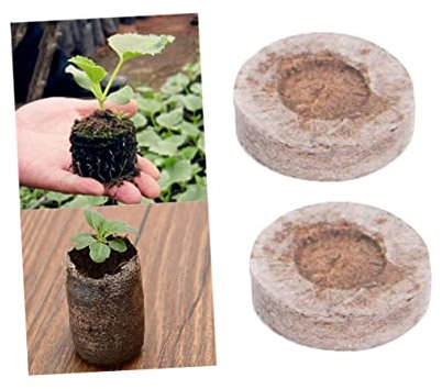 VANZACK 20stücke Torfpellets Pflanztorf Anzuchttorf Torferde Pellets Komprimiert Starter Palette Boden Block Für Pflanzen Zucht