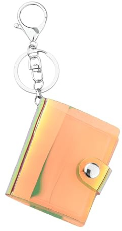Sisadodo Mini Photo Album Key Chain 2 Inch Picture Album Keychain for Sisters Friends Graduation Friendship Gifts for Women Men DIY Small Photo Holder Keychain for Photo Book Keychains for Boys Girls