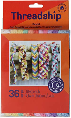 DMC - Bastelgarn x 36 - Pastellfarben | einfädige Stränge