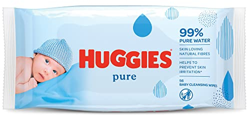 Huggies Pure Baby Wipes, 56 Stück