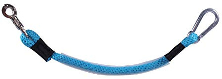 ARBO-INOX Anbindestrick Pferd – sichere Befestigung – 60 cm, Kunststoffüberzug, Karabiner & Panikhaken