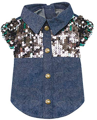 Croci Kreuz T-Shirt für Hunde Mermaid Tail, M