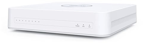 Foscam - FN8108H Enregistreur NVR Full HD 8 Voies 5MP - Compression H.264+ - 3 Modes d'Enregistrement Blanc