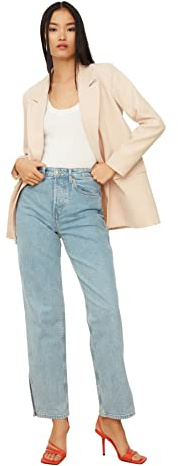 TRENDYOL Tket Bey Toket Blazer, beige, Beige, 38