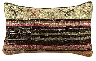 kelim kissen 30x50 cm handgefertigt kelim kissenbezug orientalische kissen kopfkissen viereckig dekorative bohemian kissenhülle dekokissen sofakissen zierkissen code 4869
