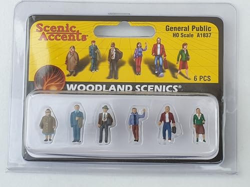 Woodland Scenics A1837 Normale gehende stehende Menschen Figuren Spur H0 HO 1:87