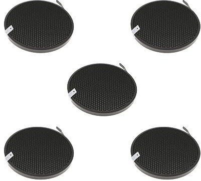 Lot de 5 grilles en nid d'abeille de 50 degrés pour réflecteur diffuseur diffuseur abat-jour plat 17,8 cm