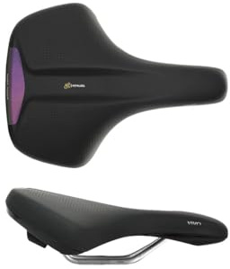 Selle Royal Unisex Vivo Relaxed Fahrradsattel, Black, 263 x 201 mm