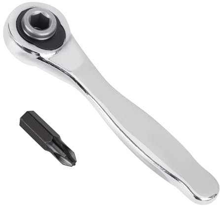 Mini Tournevis à Cliquet 72 Dents avec Entraînement 1/4 Pouce, Micro-Tournevis à Cliquet Mini Clé à Cliquet Jeu pour Travaux de Précision Espaces Restreints