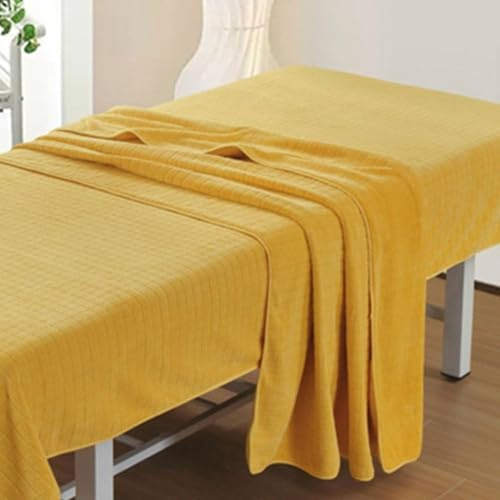 HZWMQDLF Draps de Lit Table de Massage, Serviette Couverture Housse de Coussin de Massage Lavable Serviette de Massage Réutilisable pour Spa Beauté et Salon du Visage