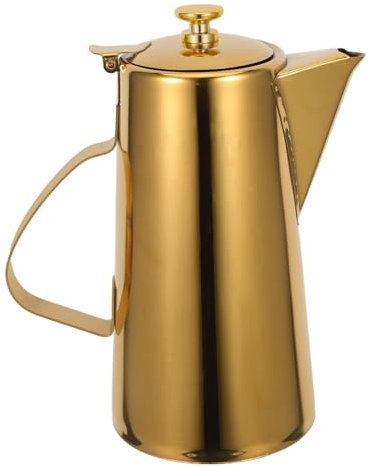 TOPBATHY Jarra De Acero Inoxidable Para Bebidas Frías Con Asa, Tetera Vintage Para Cocina, Hervidor De Agua Con Tapa, Jarras De Aceite Para El Hogar Y Restaurante, 1,5 L