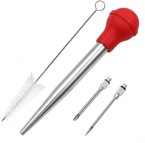 Iniezione di carne con ago in acciaio inox strumento perfetto per infusione profonda (A)