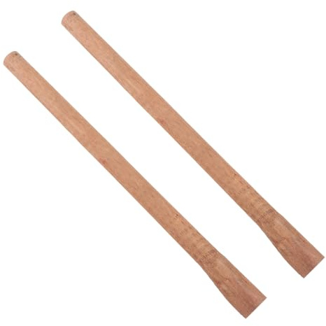HONITANO 2 pezzi Manico in Legno per da Campeggio Quadrato Manico Sostitutivo Robusto e Resistente per Asce Testa Larga e Lavori Outdoor