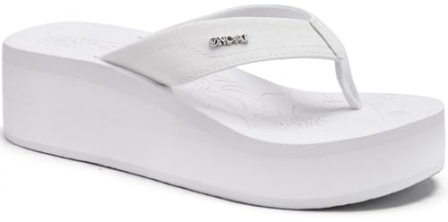 ONCAI Sandalias de Plataforma Mujer Chanclas con Tacón de Cuña Sandalias de Verano con Suela de Goma Cómoda para Caminar al Aire Libre