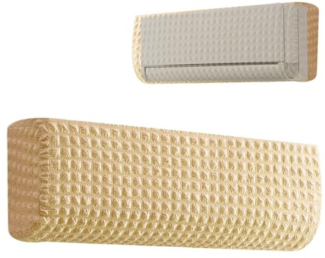 Teksome Housse de climatiseur mural, housse de climatiseur intérieur, Housse lavable pour unité intérieure murale, Accessoires AC au design élégant, housse anti-poussière tout compris pour une