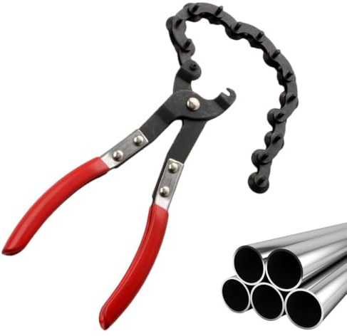 Tagliatubi A Catena Pinze A Catena Con Manico Ergonomico Antiscivolo In | Tagliatubi Per Terminale Di Scarico Auto Per Rame PVC Alluminio Convertitore Catalitico Camion SUV Camper