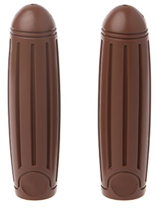 Jiamins 1 Paar Fahrradgriffe, fester Ritzel im Retro-Stil, japanisch, Bike-Grips (braun)