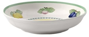 Villeroy & Boch French Garden Fleurence Schale, 24 cm, Premium Porzellan, Weiß/Bunt