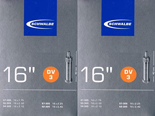 Schwalbe DV 3 tubo flessibile 16' 305 valvola: Flash Dunlop Express DV3 valvola Dunlop