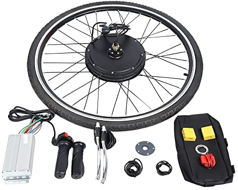 Vorderrad E Bike Umbausatz 28'' Elektrofahrrad Ebike Motor Conversion Kit 36V 800W Vorderrad Fahrrad Ebike Heckmotor Umbausatz