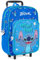 PERLETTI Mochila con Ruedas Stitch Niños Niñas Azul - Mochila Escolar Viaje Infantil con Carro - Trolley para Niños 4 5 6 7 Años Guardería con Correas Ajustables Ligero Gran Capacidad - 36x24x12cm