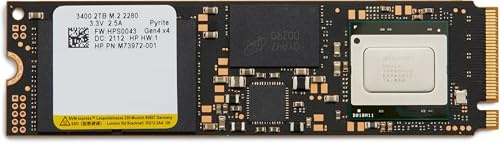 HP Unidad de estado sólido de 2 TB, M.2 2280 interna, PCI Express NVMe (PCI Express NVMe 4.0 x4), estación de trabajo móvil, portátil, compatible con dispositivos informáticos