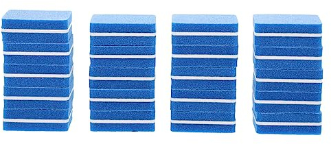 Ipetboom 50stücke Schleifnagelfeile Nagelpufferblöcke Mini-nagelfeile Nagelfeilenblock Nagelkunstwerkzeug zum Glätten und Formen Unebener Nageloberflächen Entfernen von Rillen und Glätten