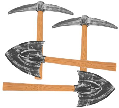 Toddmomy 2ensembles Lot de Fausses Pelles Plastique Accessoire De Déguisement pour Nain Halloween Cosplay Carnaval