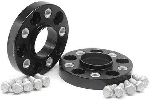 Spurverbreiterung 2 Stück Spurverbreiterungen Adapte 20/25/30/35/40/45/50 Mm 5 X 112 66,6 Mm Für Serie G M14 X 1,25 Spürverbreiterungsatz(25mm)