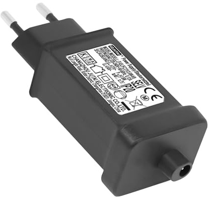 12V 12W Trasformatore LED CZJUTAI IP44 Alimentazione per illuminazione natalizia – Presa europea, Base a vite, DC12V 12W [F3T2]