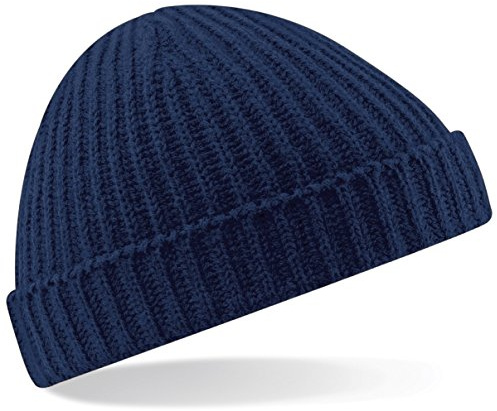 Beechfield Unisex Trawler Beanie French Navy ONE Baseball Cap, Blue (French Navy), One Size
