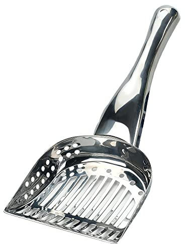 Endurance Stainless Steel Cat Litter Box Poop Scoop Kitty Litter Boxes Scooper