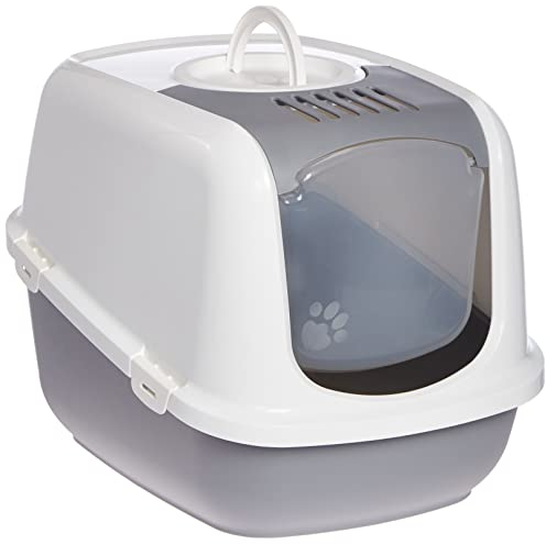 Savic Nestor Jumbo - Gatera, Blanco/Gris