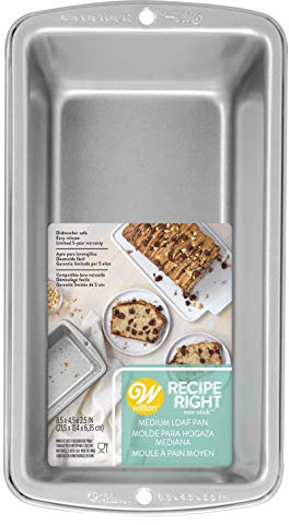 Wilton Recipe Right® Stampo per Pane Rivestimento Antiaderente Stampo in Metallo Pesante - 21,5 x 11,4 x 6,35 cm